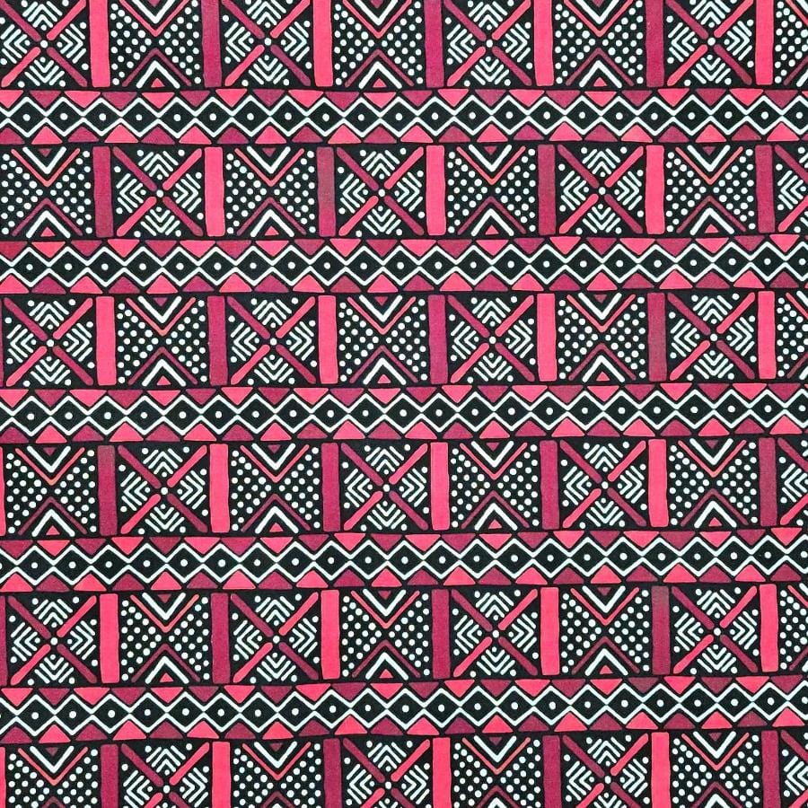 SHWE SHWE Dress Fabric Red Shwe Shwe Africa Eagle Width 110cm (7880819048537)