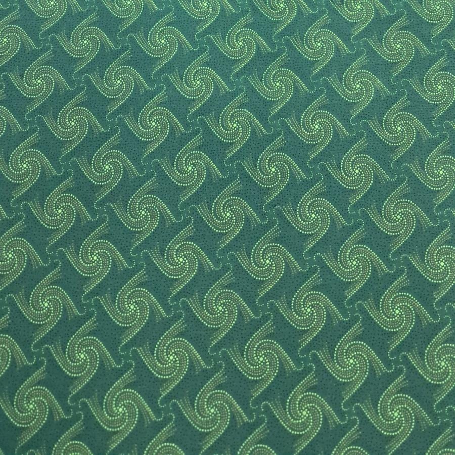 SHWE SHWE Dress Fabrics Bottle Green Shwe Shwe Jelly Fish (7808685015129)