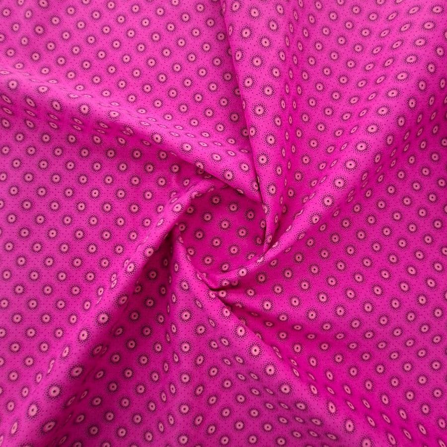 SHWE SHWE Dress Fabrics Cerise Printed Shwe Shwe Fabric 150 cm