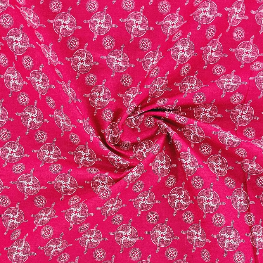 SHWE SHWE Dress Fabrics Cerise Single Sided Shwe Shwe 150cm