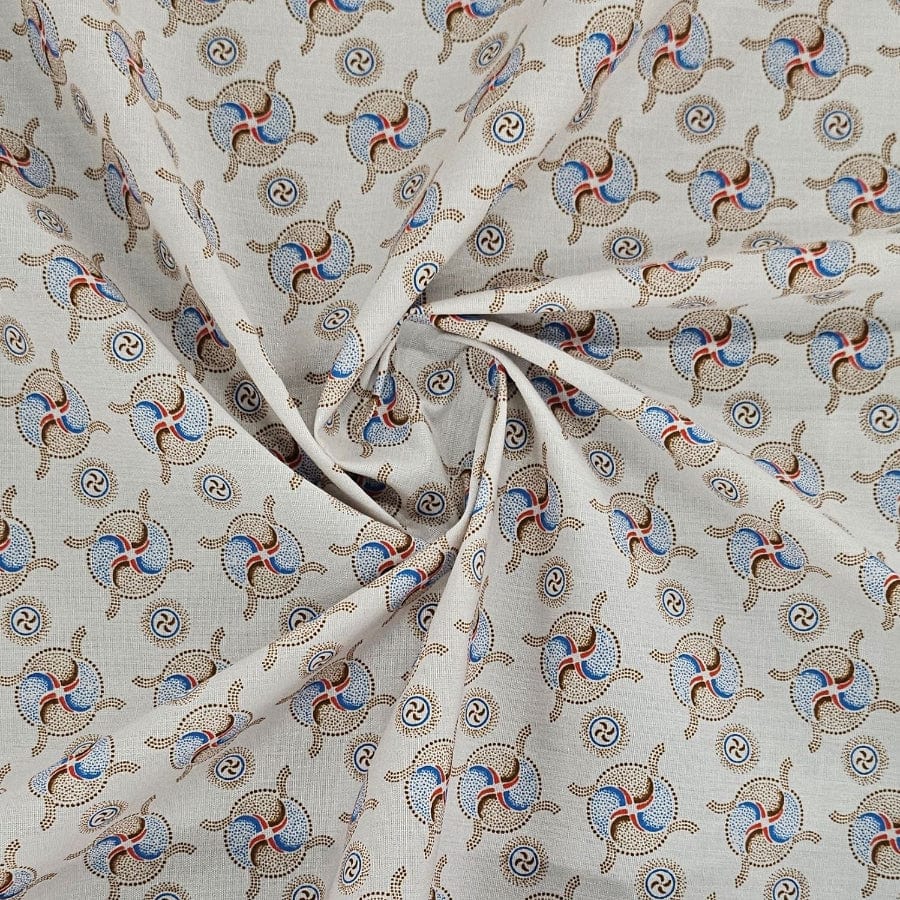 SHWE SHWE Dress Fabrics Cream 1 Single Sided Shwe Shwe 150cm