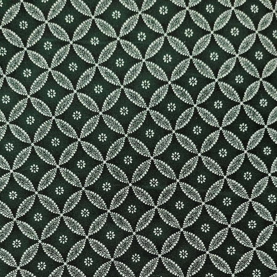 SHWE SHWE Dress Fabrics DK Bottle Green Shwe Shwe Daisy/Small Daisy (7808680755289)