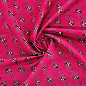 SHWE SHWE Dress Fabrics Dk Cerise Single Sided Shwe Shwe 150cm