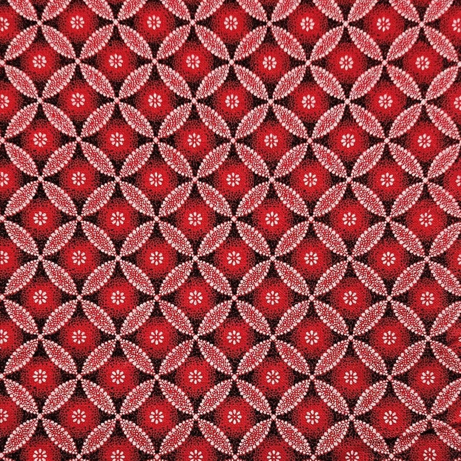 SHWE SHWE Dress Fabrics Red Shwe Shwe Daisy/Small Daisy (7808680755289)