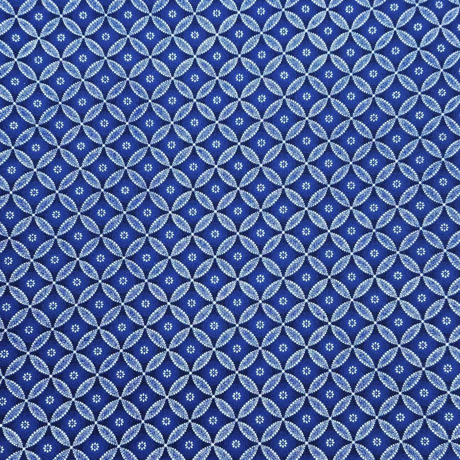 SHWE SHWE Dress Fabrics Royal Blue Shwe Shwe Daisy/Small Daisy