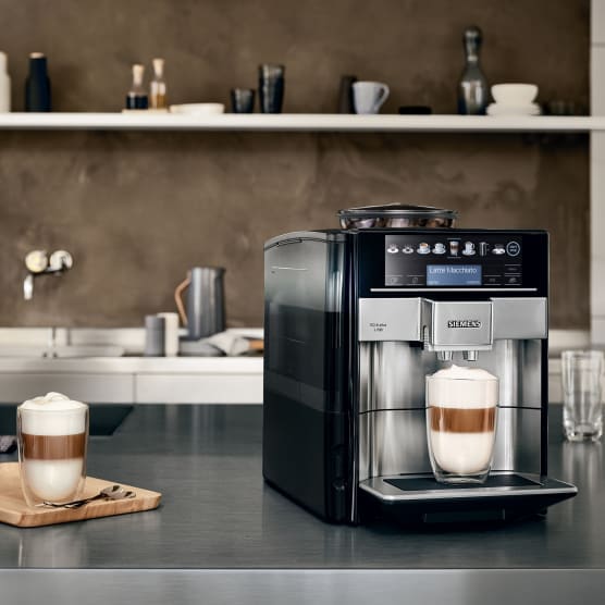 SIEMENS COFFEE MACHINE Siemens Fully Automatic Coffee Machine EQ.9 Plus Connect S500 Black TI9553X9RW (7181452312665)
