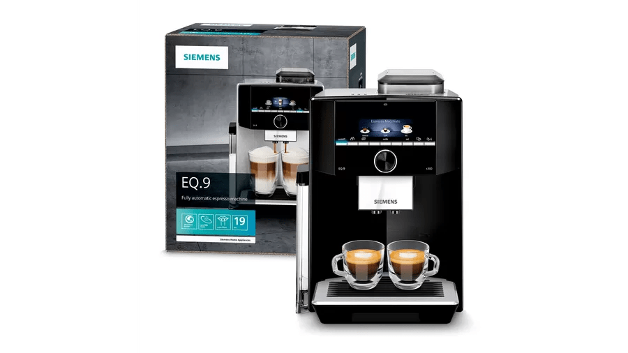 SIEMENS COFFEE MACHINE Siemens Fully Automatic Coffee Machine EQ.9 S300 Black (4707888824409)