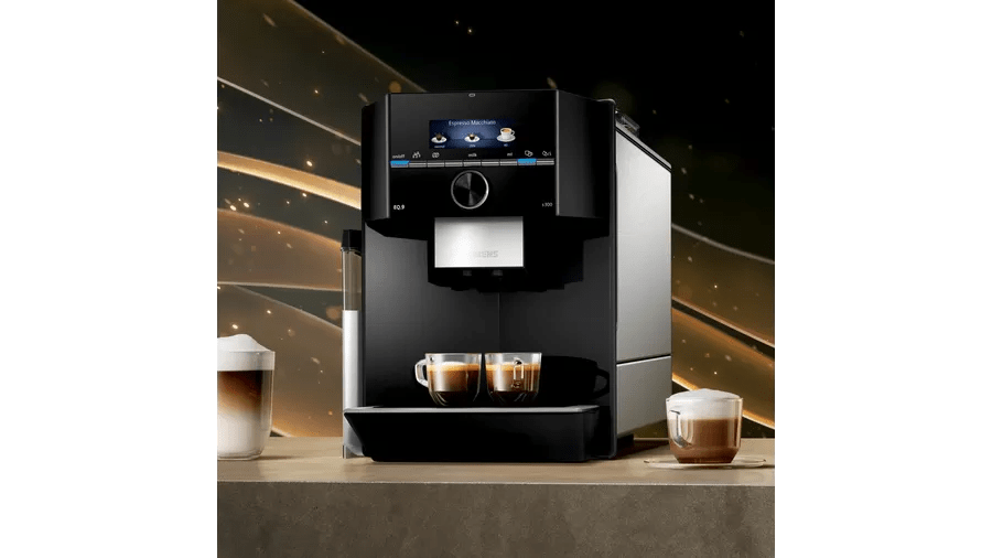 SIEMENS COFFEE MACHINE Siemens Fully Automatic Coffee Machine EQ.9 S300 Black (4707888824409)