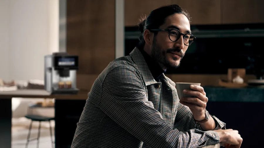 SIEMENS COFFEE MACHINE Siemens Fully Automatic Coffee Machine EQ900 Stainless steel TQ903R03 (7497503834201)