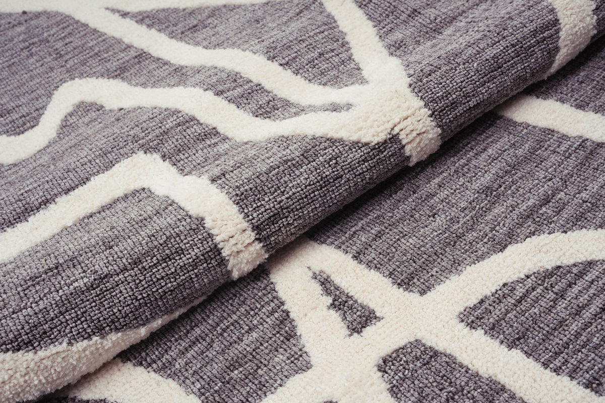 Silk House RUG 200cm x 300cm JRC003A1 SH Rugs Sketchy Slate JRC0003A