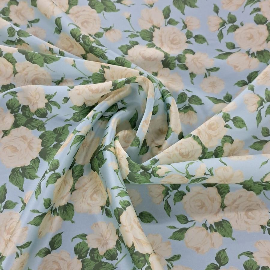 SILKY SATIN Dress Fabrics Carline Rose J Belgravia Silk Satin 125cm (7822329741401)