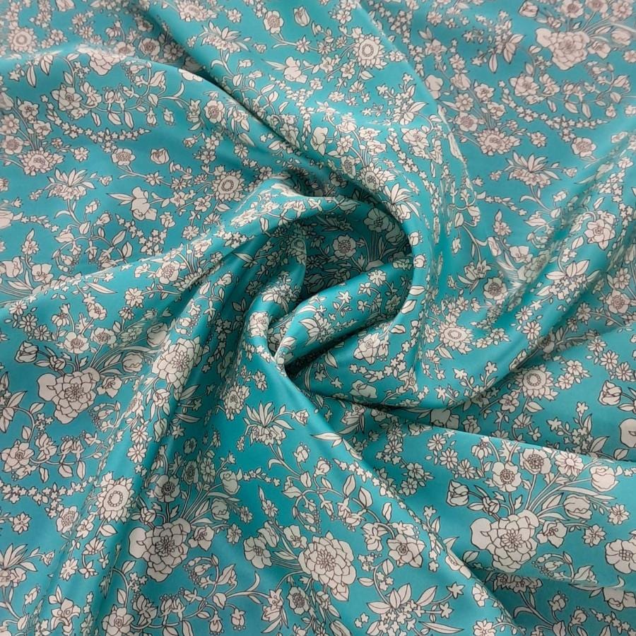 SILKY SATIN Dress Fabrics Summer Bloomsj Belgravia Silk Satin 125cm (7822329741401)