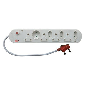 Digitech 8‑Way Surge Multiplug (4×16 A + 2×5 A + 2×Schuko)