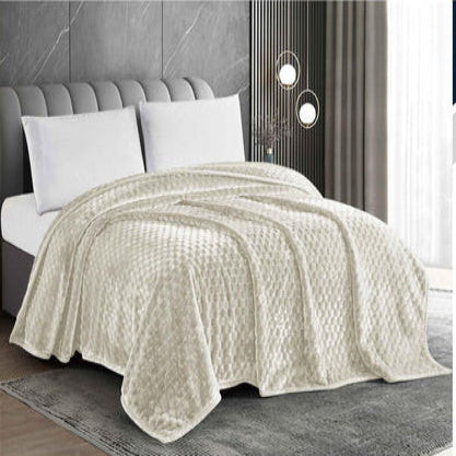 SIMON BAKER Blanket Simon Baker Victoria 2Ply Blanket 220x240 Cream