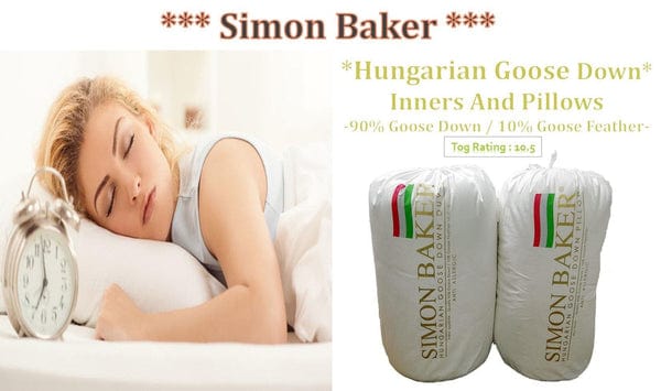 Simon Baker DUVET INNER Simon Baker Hungarian Goose Down Duvet Inner 90/10 (7750508281945)