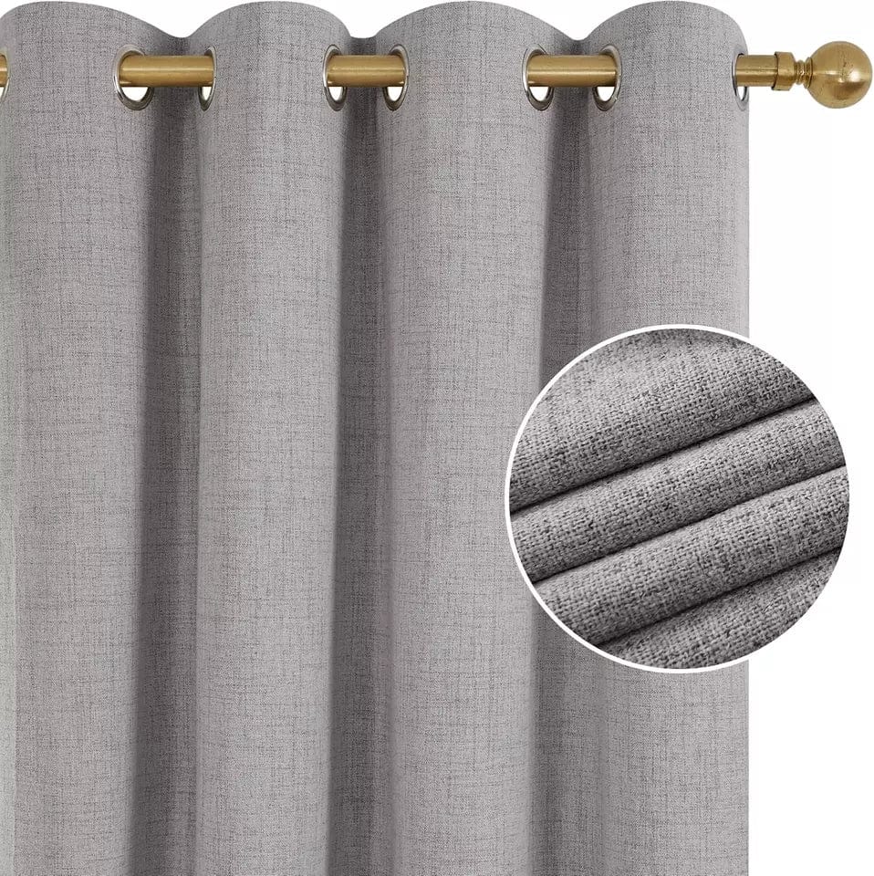 SIMON BAKER EYELET CURTAIN 230 X 220 CM SH Daloa Blockout Eyelet Curtain Ready Made Coffee Extra Length RMET001EC2 (7808655720537)