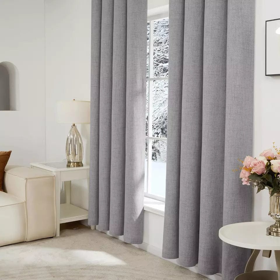 SIMON BAKER EYELET CURTAIN SH Daloa Blockout Eyelet Curtain Ready Made Coffee Extra Length RMET001EC2 (7808655720537)