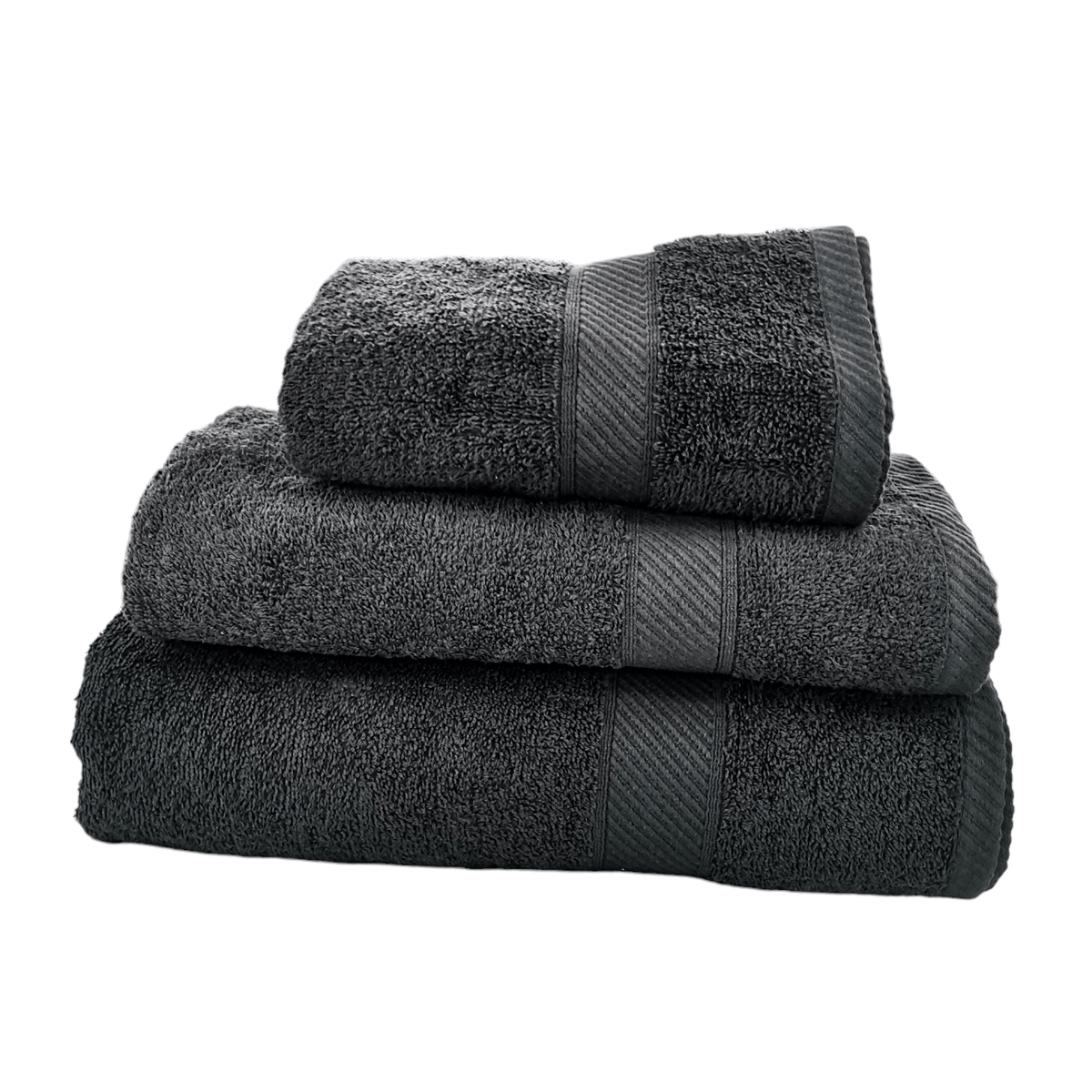 SIMON BAKER TOWEL Simon Baker Hotel Collection Towels Platinum (Charcoal) 450GSM (7725431619673)