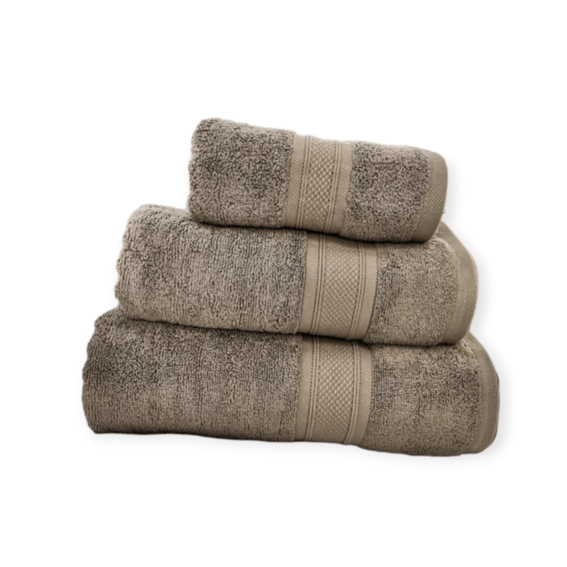 SIMON BAKER TOWEL Simon Baker Ultra Soft Luxury Collection Towels Stone 600GMS (7725563904089)