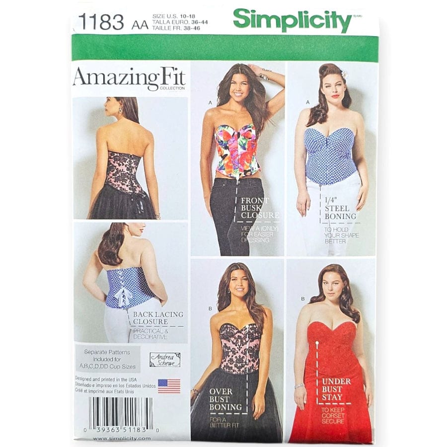 Simplicity Patterns Habby 10-18 1183 AA Simplicity Sewing Patterns