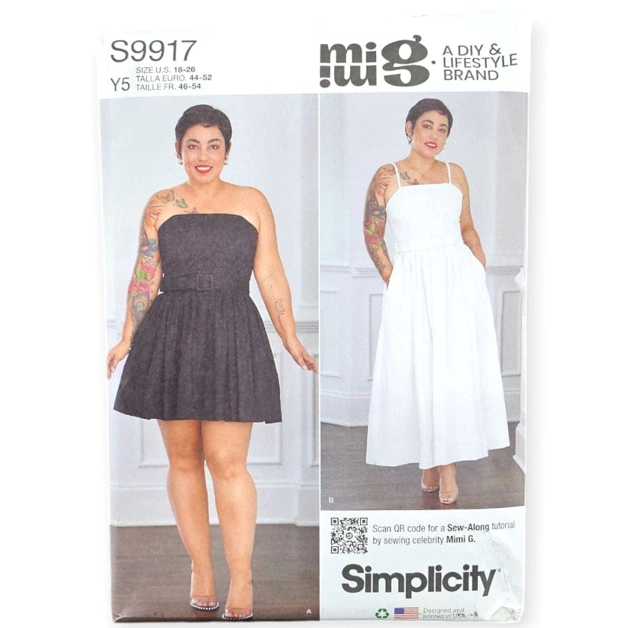 Simplicity Patterns Habby 18-26 9917 Y5 Simplicity Sewing Patterns