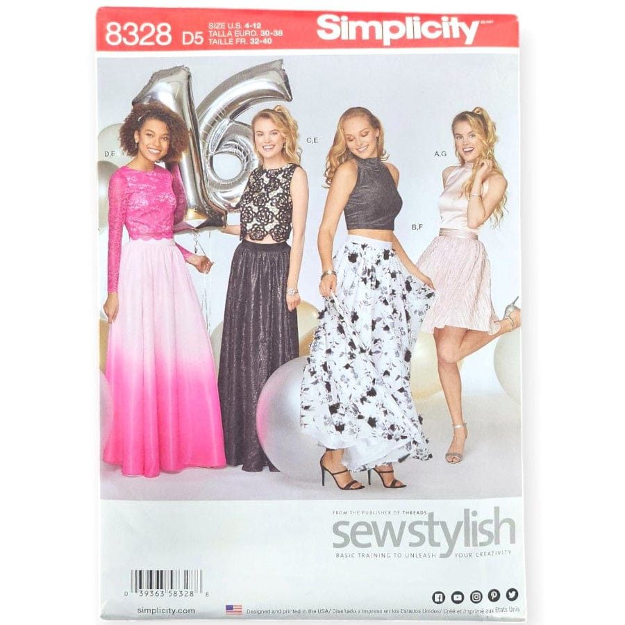 Simplicity Patterns Habby 4-12 8328 D5 Simplicity Sewing Patterns