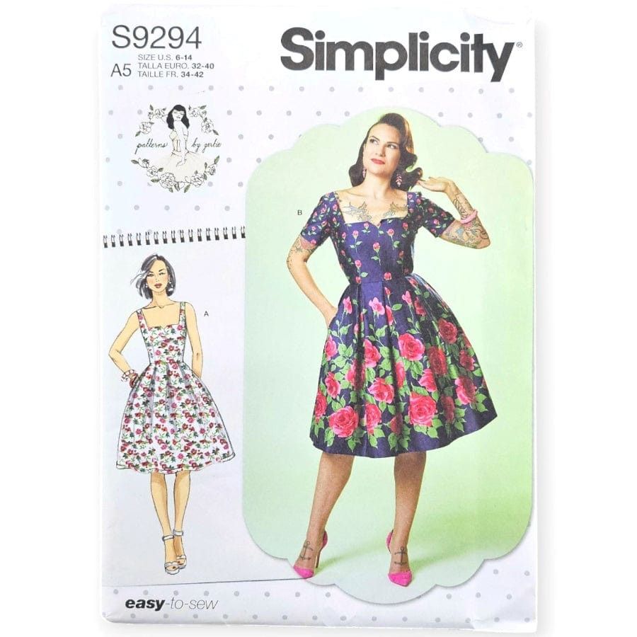 Simplicity Patterns Habby 6-14 9294 A5 Simplicity Sewing Patterns