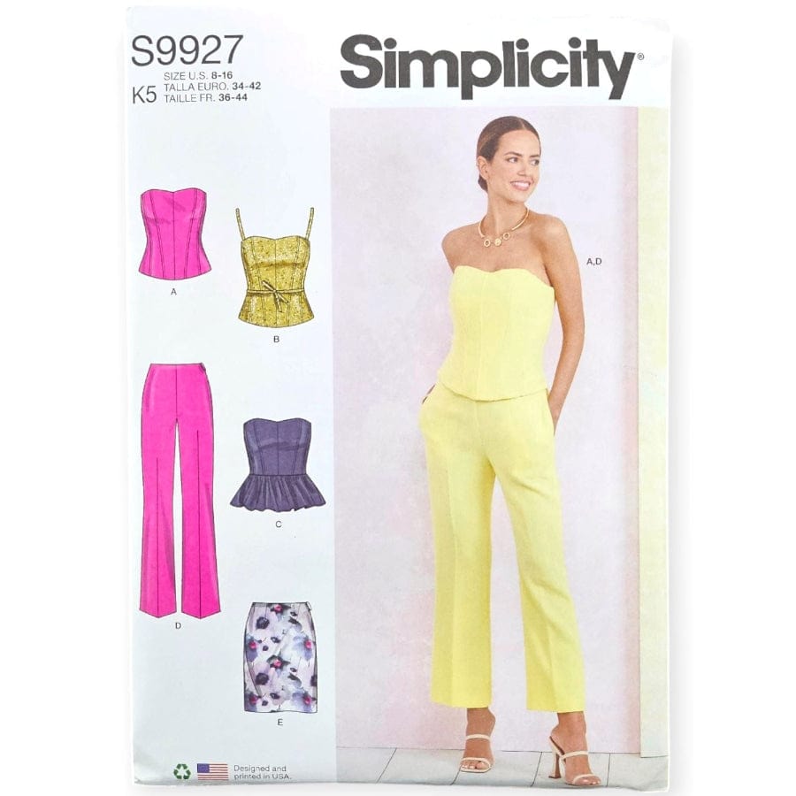 Simplicity Patterns Habby 8-16 9927 K5 Simplicity Sewing Patterns