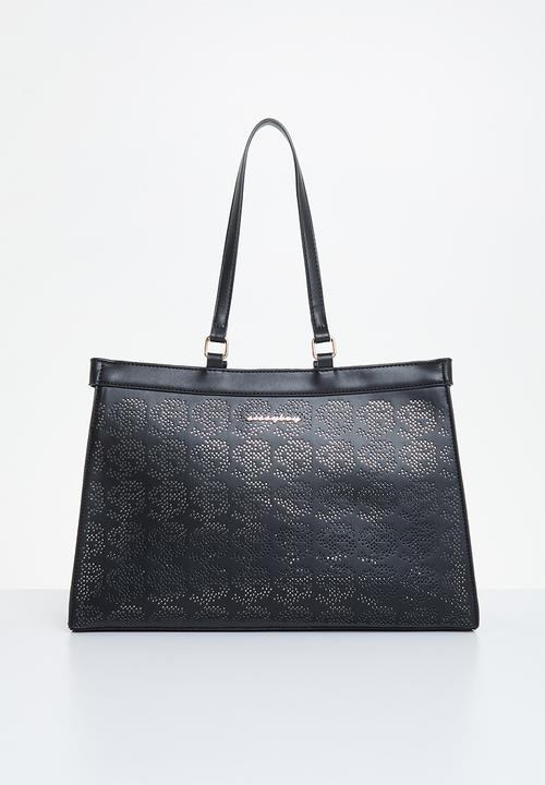 Sissy Boy Hand Bag SissyBoy Ladies Lasered  Bag Black (7290035339353)