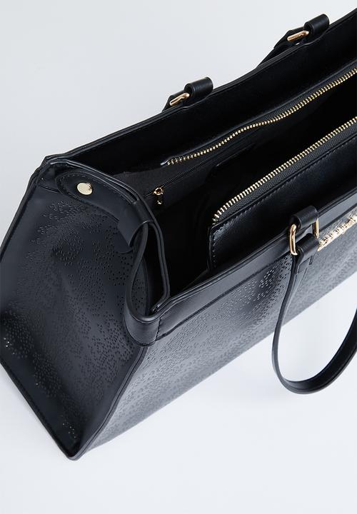 Sissy Boy Hand Bag Sissyboy Ladies Lasered  Bag Black (7290035339353)