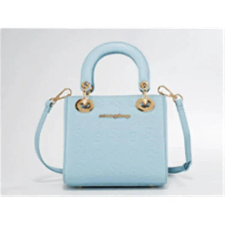 Sissy Boy Handbag Sissy Boy Mini Debossed Love Tote Blue