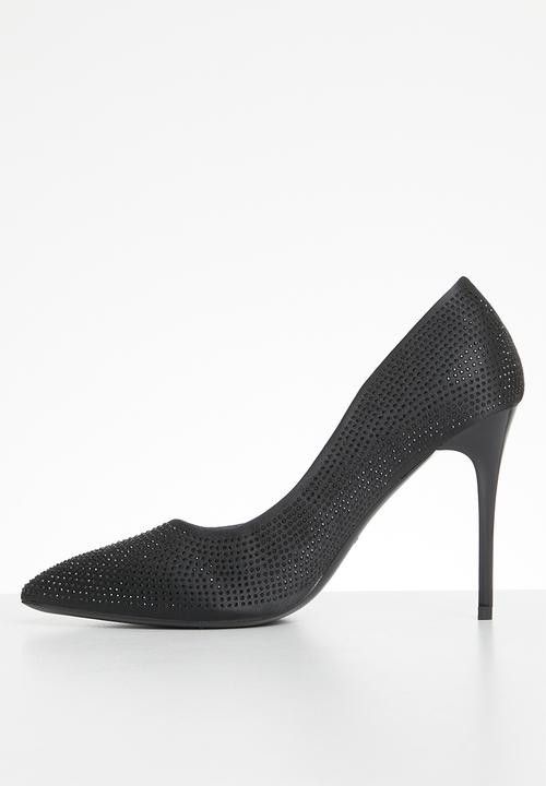 Sissy Boy Heel Sissyboy Ladies Bling Court Black