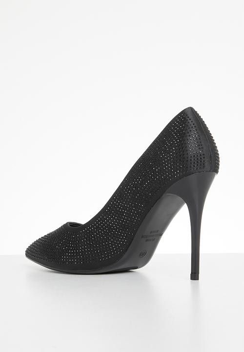 Sissy Boy Heel Sissyboy Ladies Bling Court Black