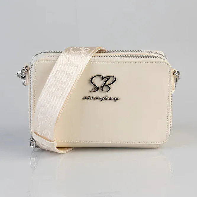 Sissy Boy Ladies Handbags Sissy Boy Women's Carmy Camera Bag Cream BG839