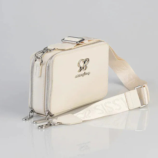 Sissy Boy Ladies Handbags Sissy Boy Women's Carmy Camera Bag Cream BG839