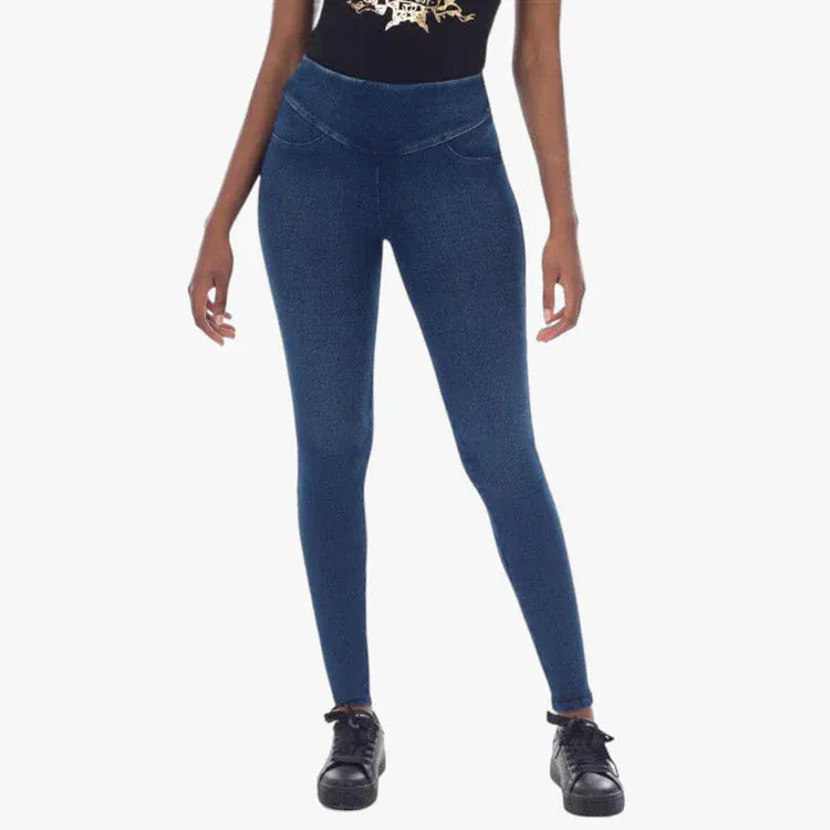 Sissy Boy Ladies Jeans Sissy Boy Womens Peaches Sculpt Knit Shaper Jegging Indigo