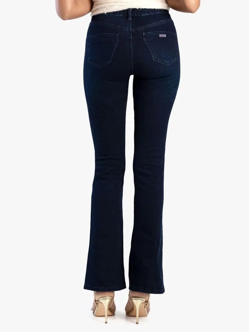 Sissy Boy Ladies Jeans Women's Sissy Boy Blue Mid waist Bootleg Jeans