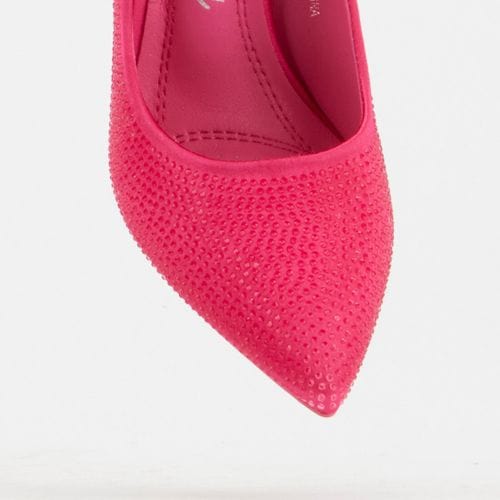 Sissy Boy Ladies Sissyboy Bling Court Hot Pink (7313621942361)