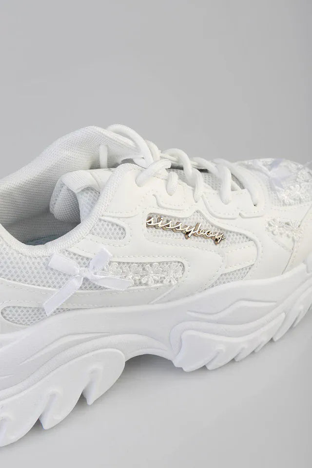 Sissy Boy LADIES SNEAKER Sissy Boy women's Chunky Bowie Sneakers White