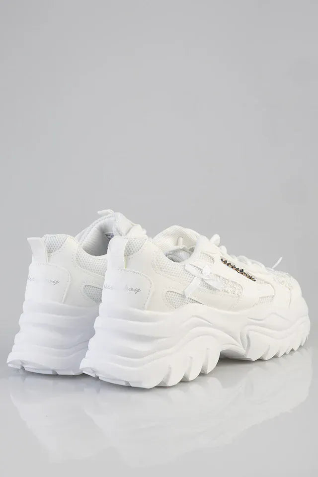 Sissy Boy LADIES SNEAKER Sissy Boy women's Chunky Bowie Sneakers White