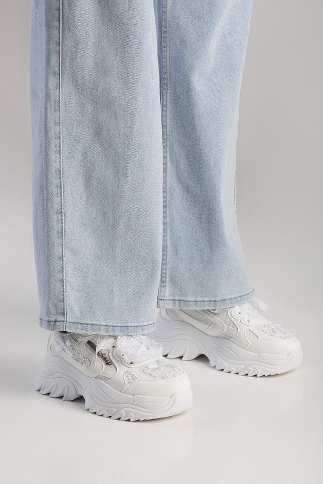 Sissy Boy LADIES SNEAKER Sissy Boy women's Chunky Bowie Sneakers White