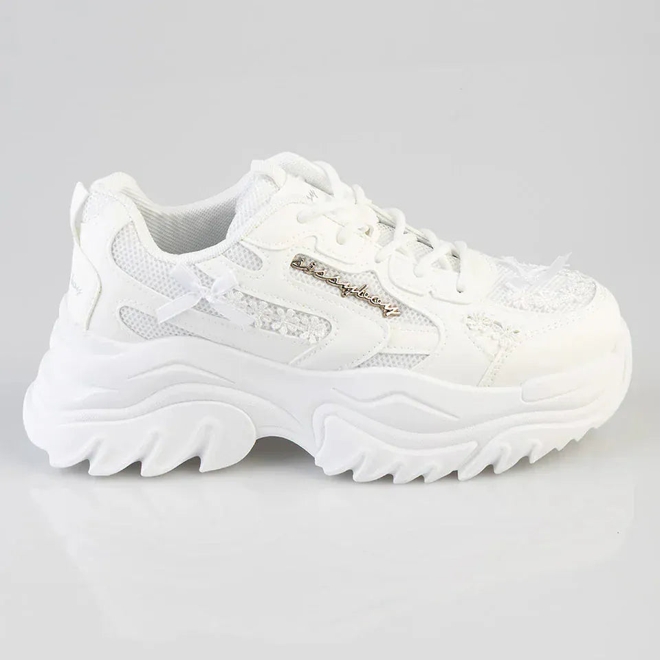 Sissy Boy LADIES SNEAKER Sissy Boy women's Chunky Bowie Sneakers White