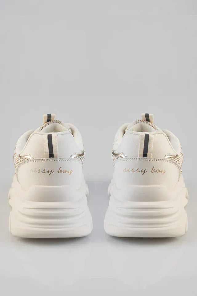 Sissy Boy LADIES SNEAKER Sissy Boy Women's Chunky Gold Sneaker