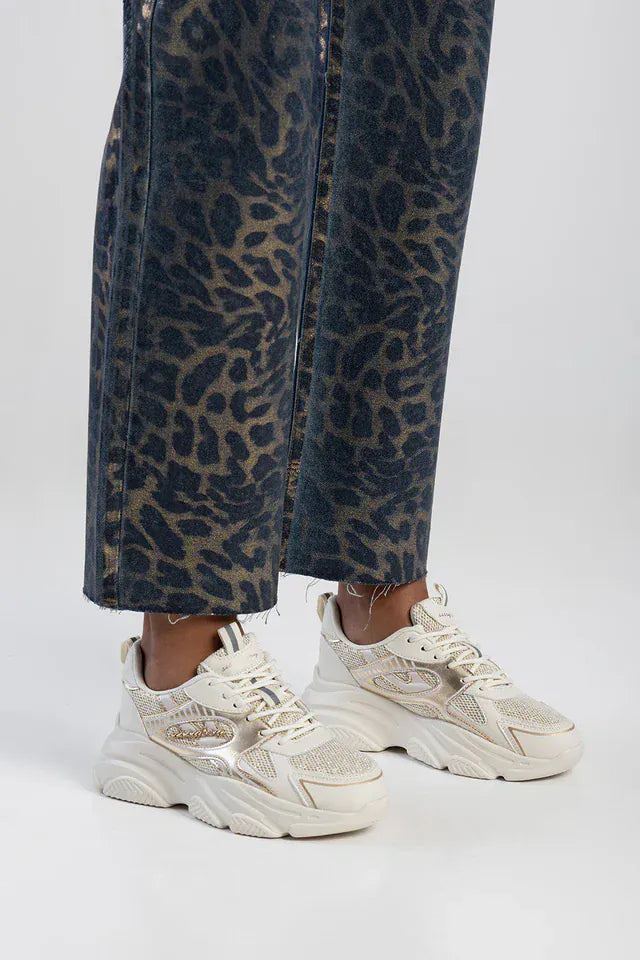 Sissy Boy LADIES SNEAKER Sissy Boy Women's Chunky Gold Sneaker