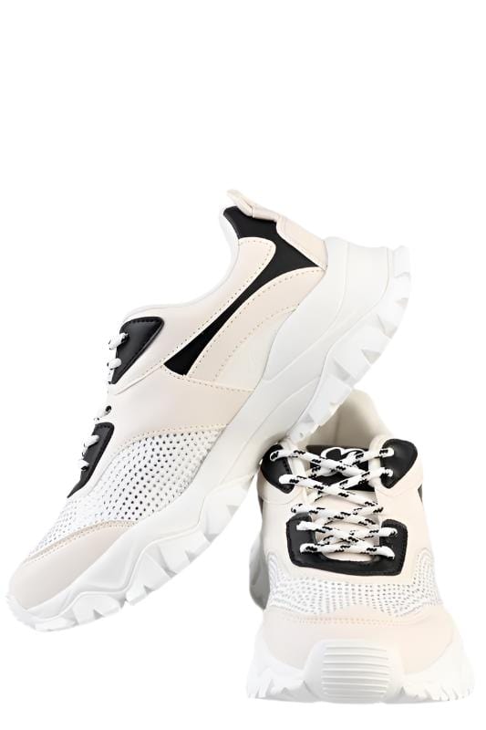 Sissy Boy Ladies Sneakers Sissy Boy Annie Colour Block Sneakers Black/Beige (7825300619353)