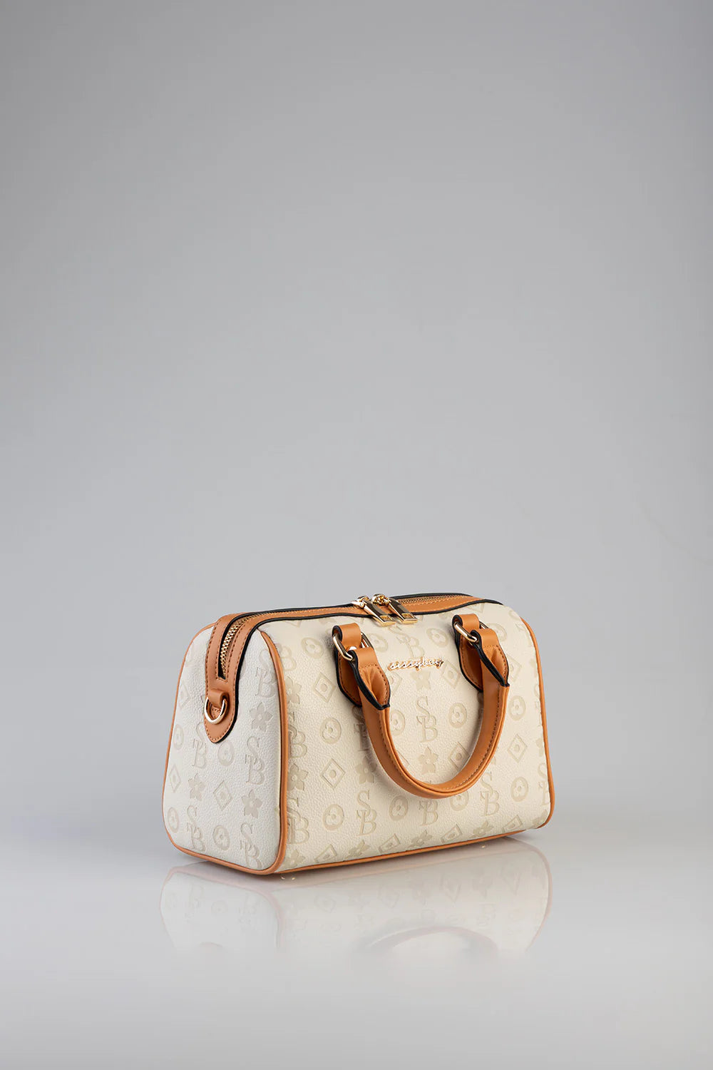 SissyBoy Hand Bag Sissy Boy Bowler Bag Cream BG838
