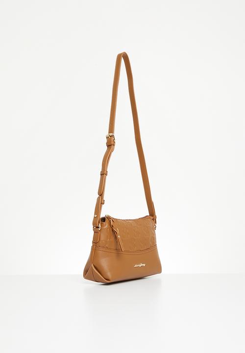 Sissyboy Handbag SissyBoy Ladies Embroided CrossBody Bag Tan (7290524631129)