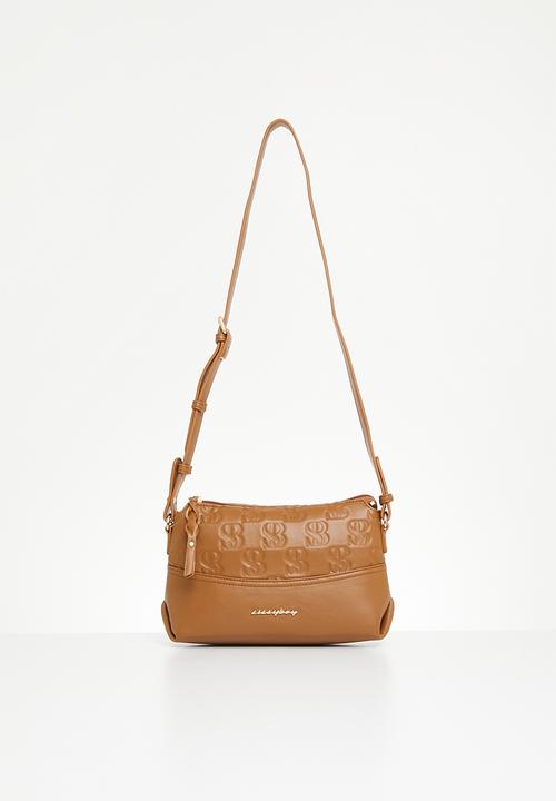 Sissyboy Handbag SissyBoy Ladies Embroided CrossBody Bag Tan (7290524631129)
