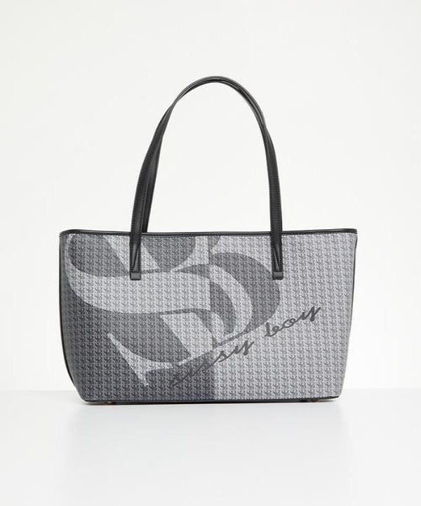 Sissyboy Handbag Sissyboy Ladies Printed Shopper Black And Grey Bag (7290523910233)