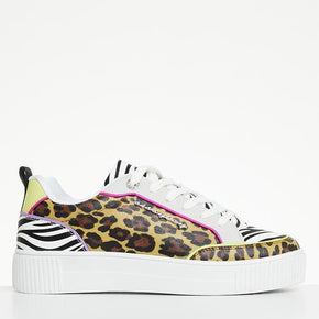 SissyBoy Ladies Sneakers Size 3 Ladies Animal Print And Col Block Sneaker (7289978159193)